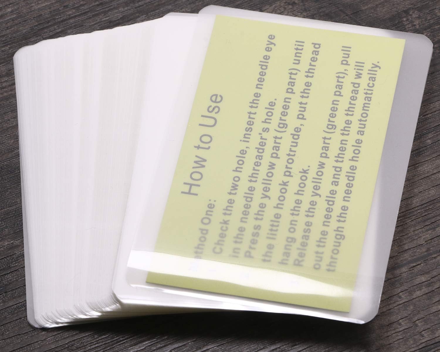 Document Laminator Pouch - 100Pcs Thermal Laminating Pouches 2.5x3.7in Clear