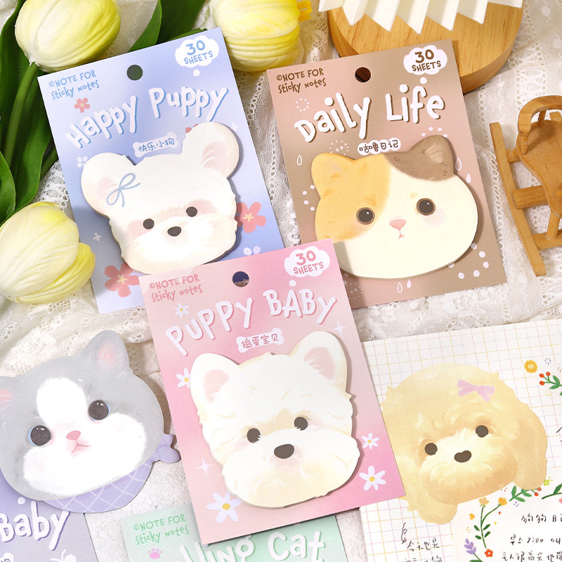 Office Stationery Supply List - 6styles Cute Animal Convenience Sticker Cute