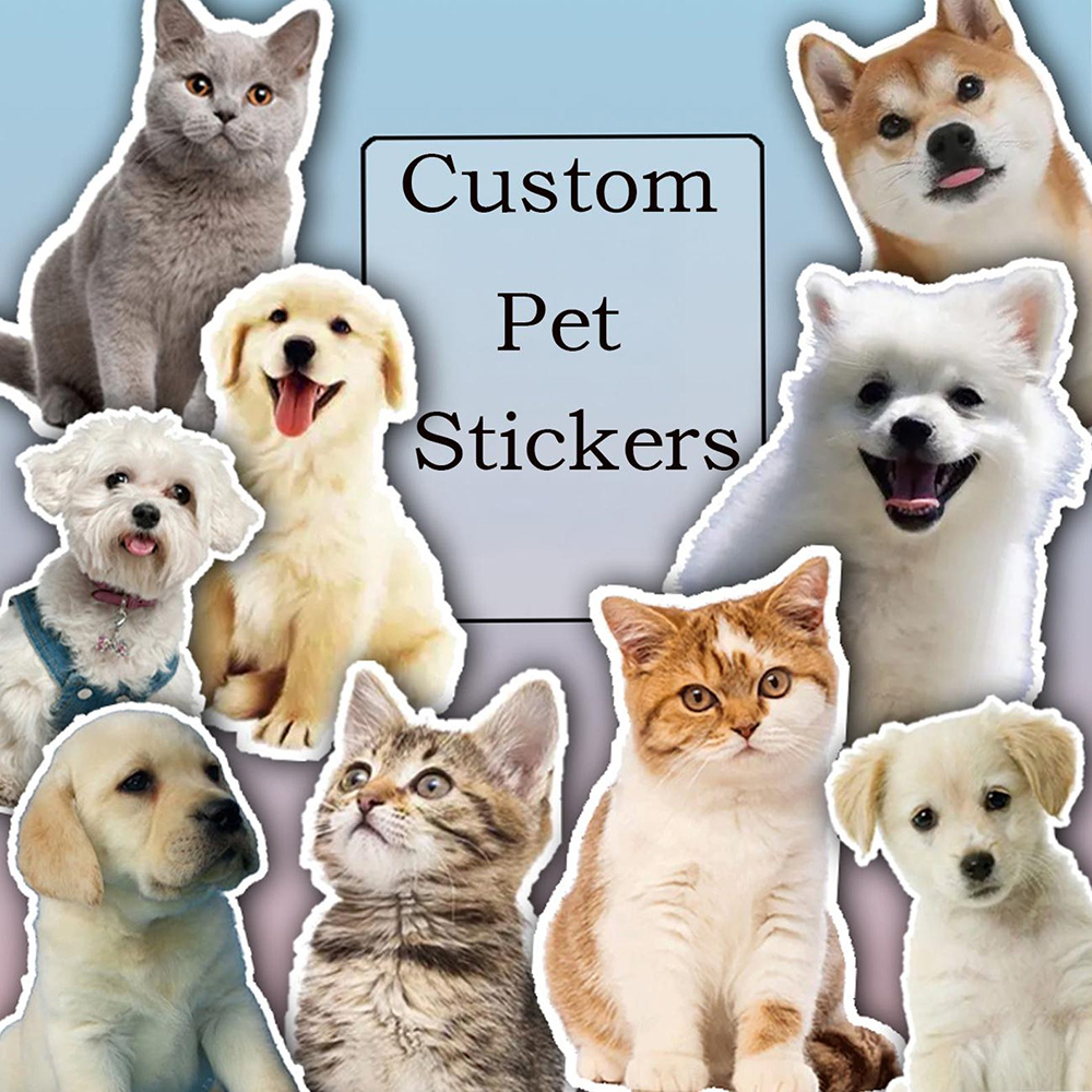 Memo Pad Sticky - Custom Dog Animal Stickers Funny Puppy