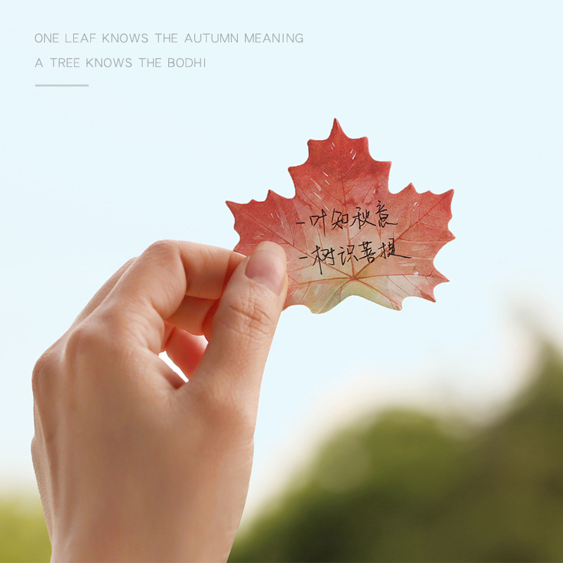 30 Pcs Leaf Sticky notes Plann - Office Stationery Supply List avaliação e preço