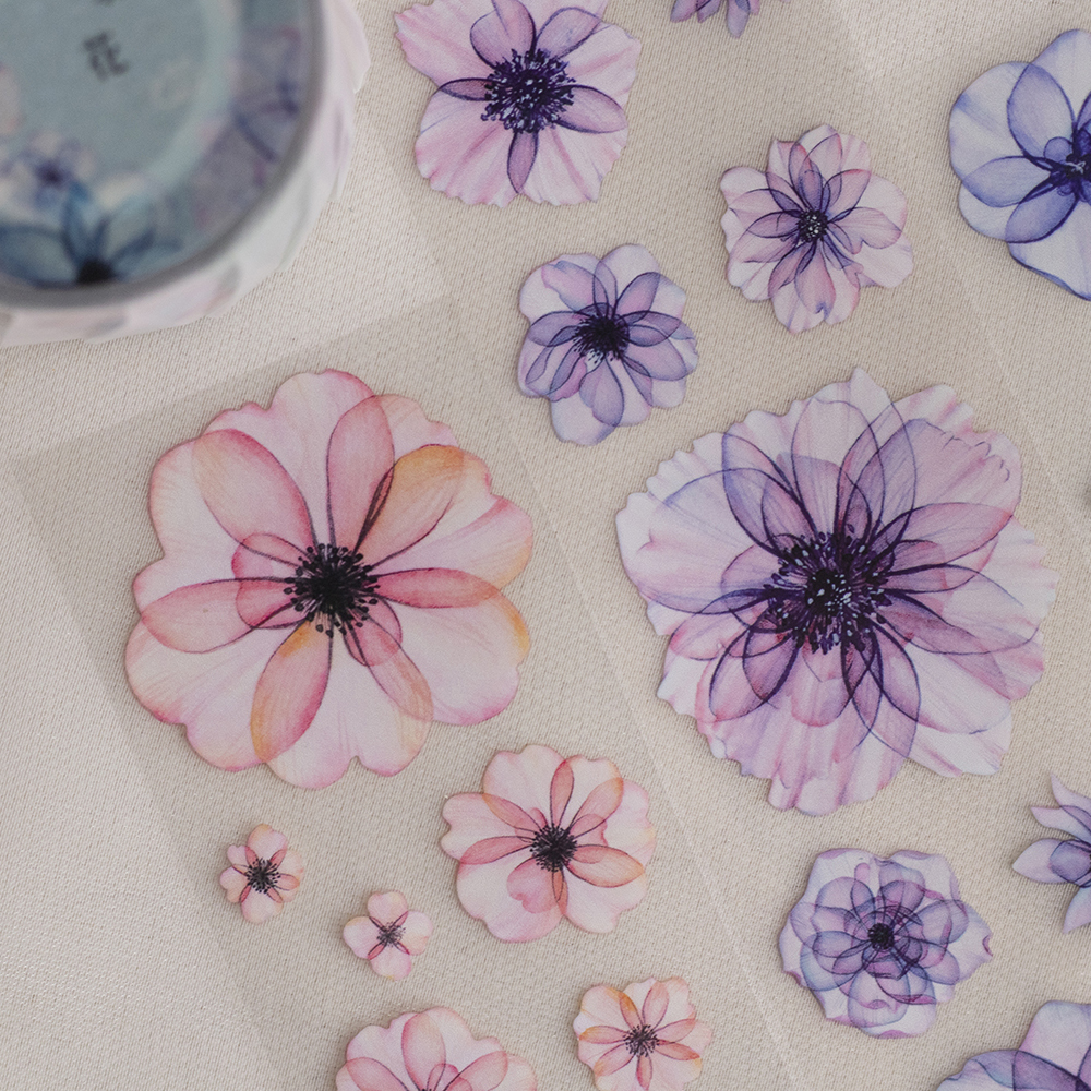 Loidesign Vintage Begonia Flor - Washi Tape Set avaliação e preço