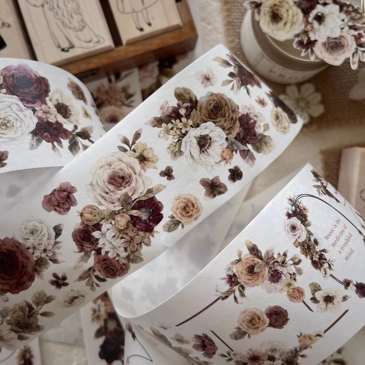 YiEr Studio Vintage Autumn Ros - Washi Tape Set avaliação e preço