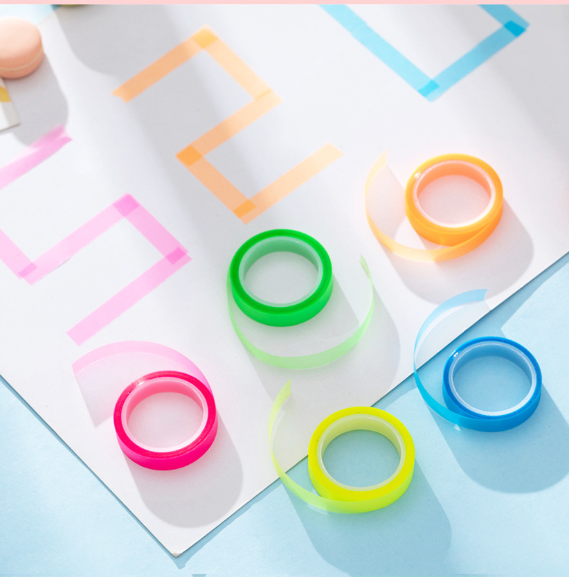 5 Rolls Multicolor Writable St - Correction Tape Roller avaliação e preço