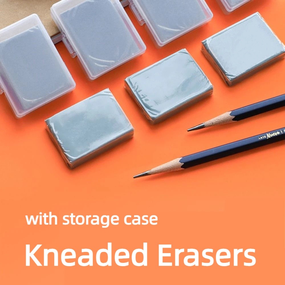 4Pcs Soft Sketching Erasers Mo - Rubber Eraser Kneaded avaliação e preço