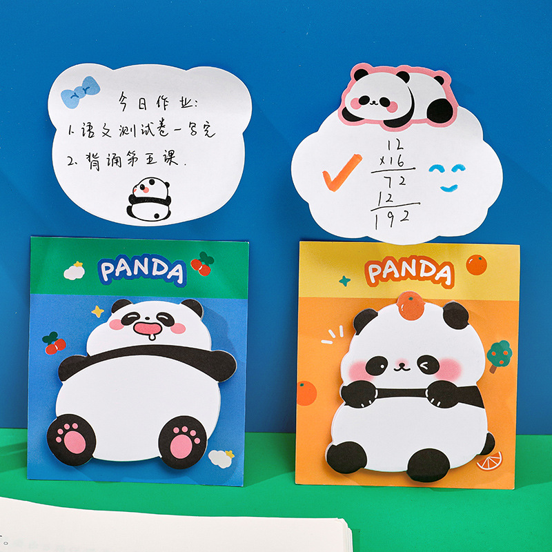 4 Pcs/lot Chubby Panda Cartoon - Office Stationery Supply List avaliação e preço