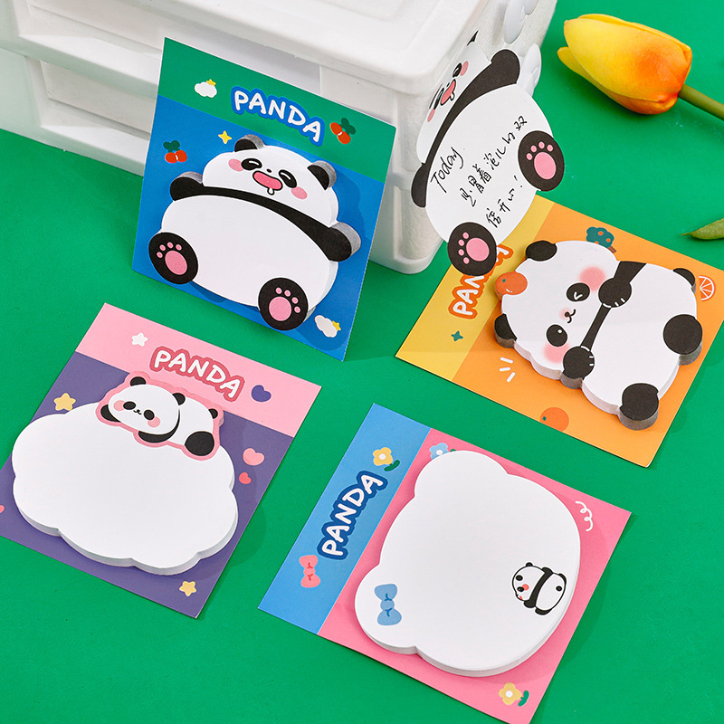 4 Pcs/lot Chubby Panda Cartoon - Office Stationery Supply List avaliação e preço