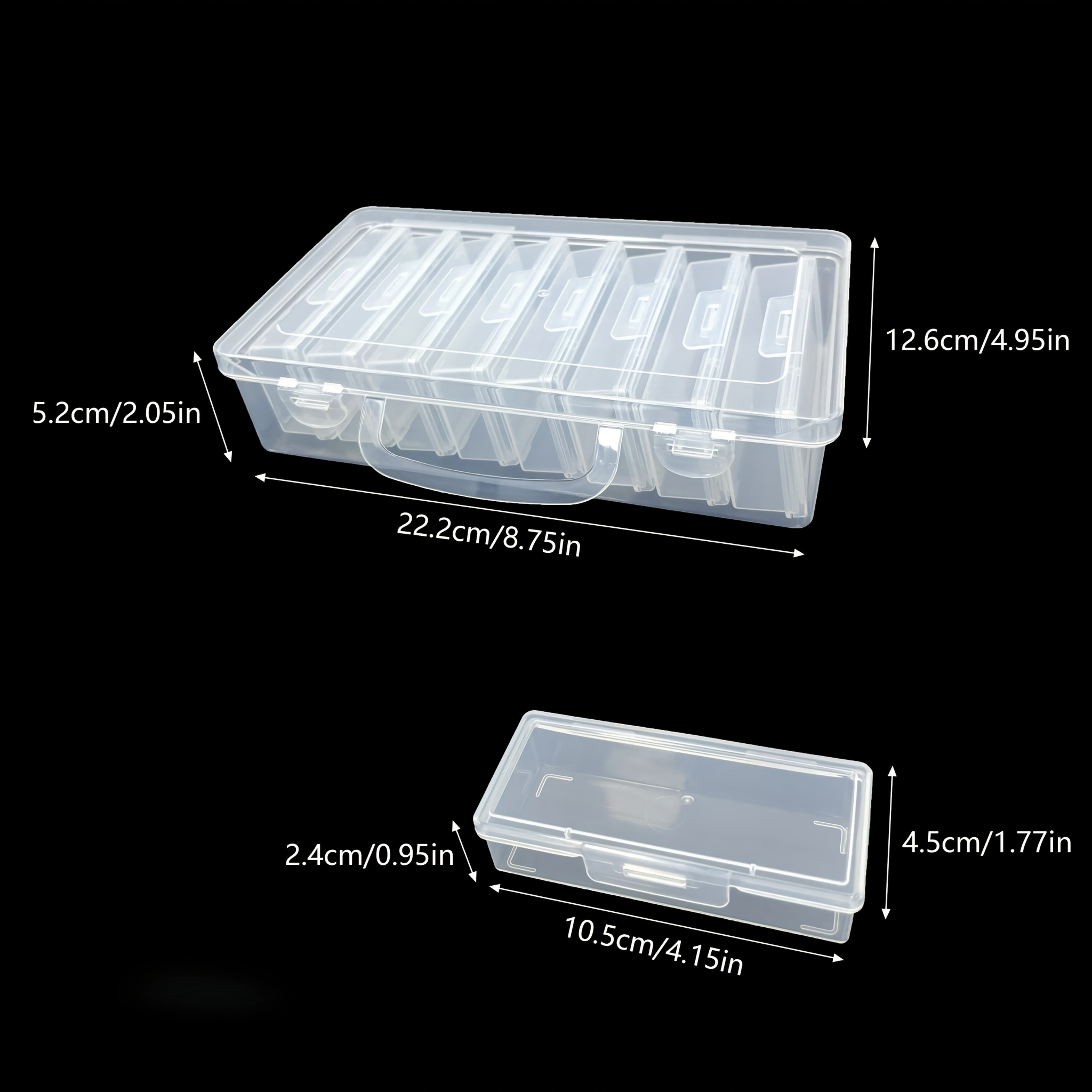 Transparent Plastic Storage Bo - Stationery Office And School Supply Stores avaliação e preço