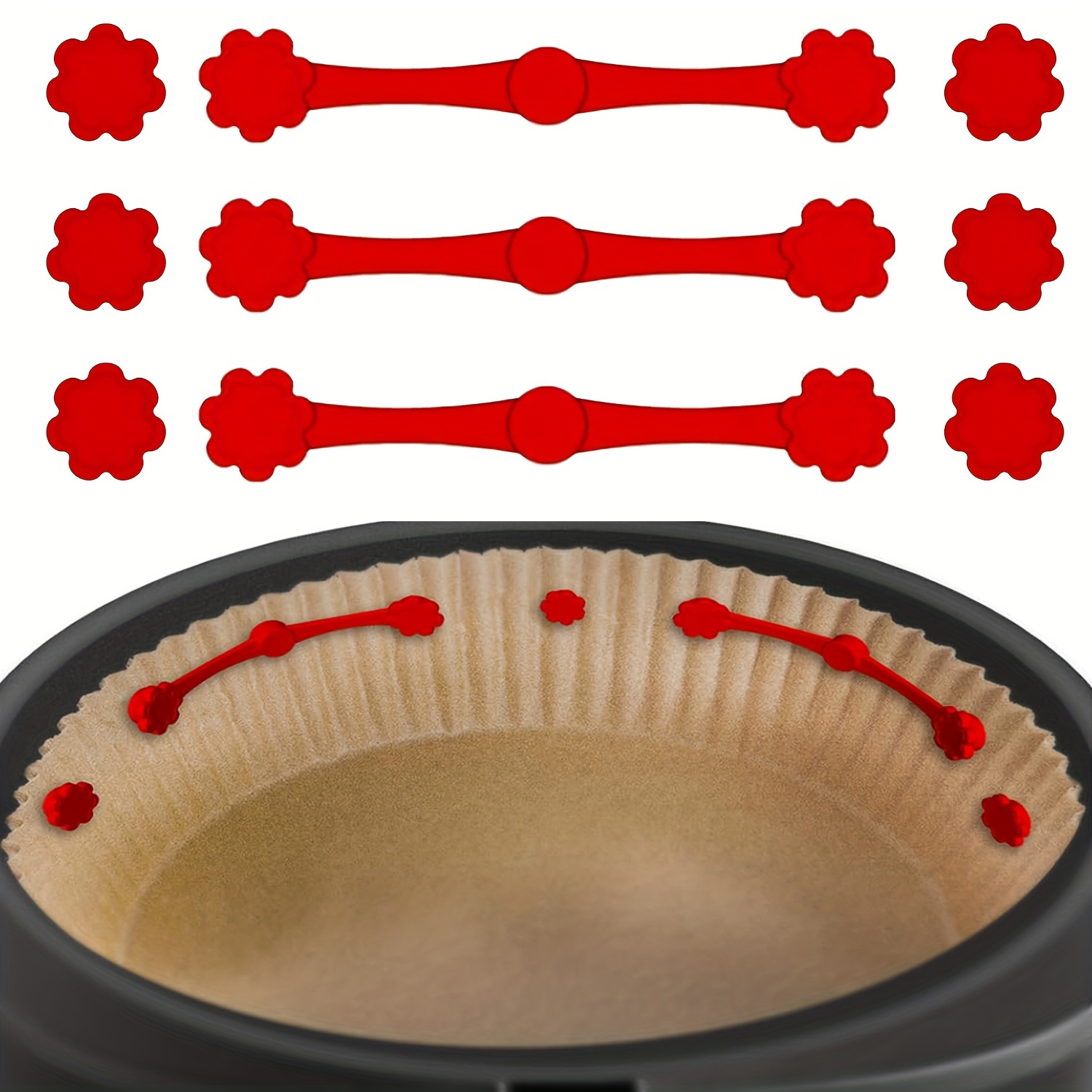 Air Fryer Magnet Silicone Buck - Paperclip Magnetic Set avaliação e preço