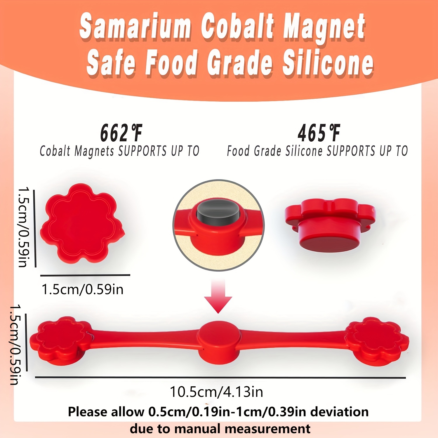 Air Fryer Magnet Silicone Buck - Paperclip Magnetic Set avaliação e preço