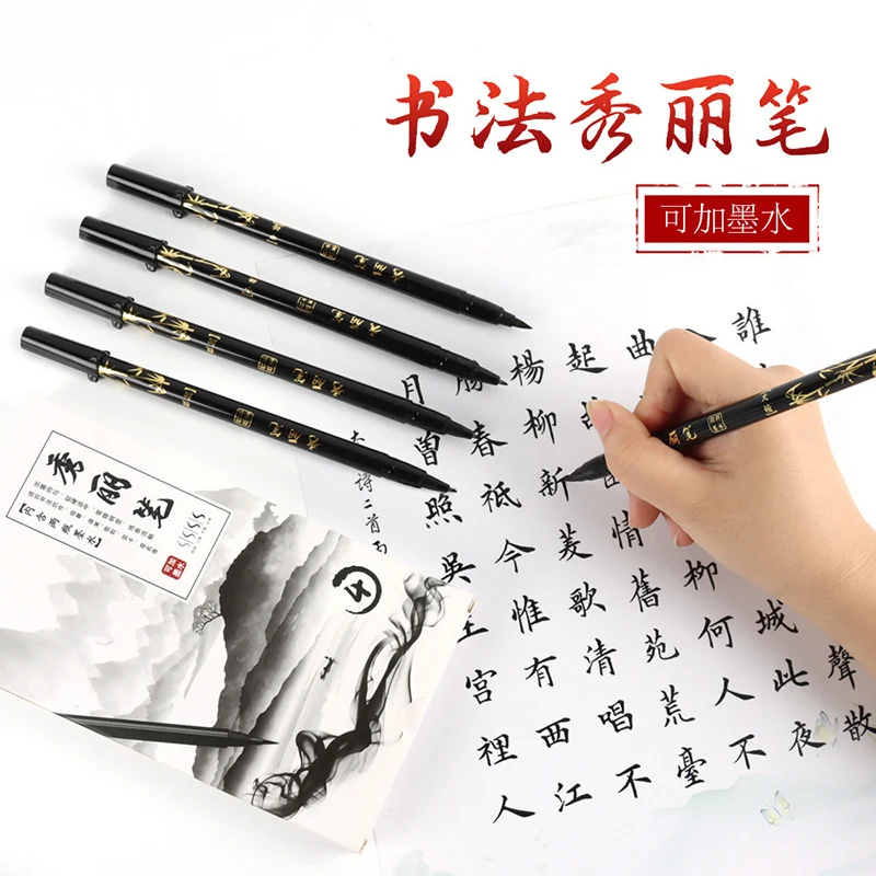 Brush Lettering Pens Set Black - Fountain Pen Ink avaliação e preço