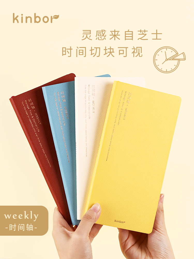 Kinbor Weekly Planner Notebook - Notebook Dotted A5 avaliação e preço