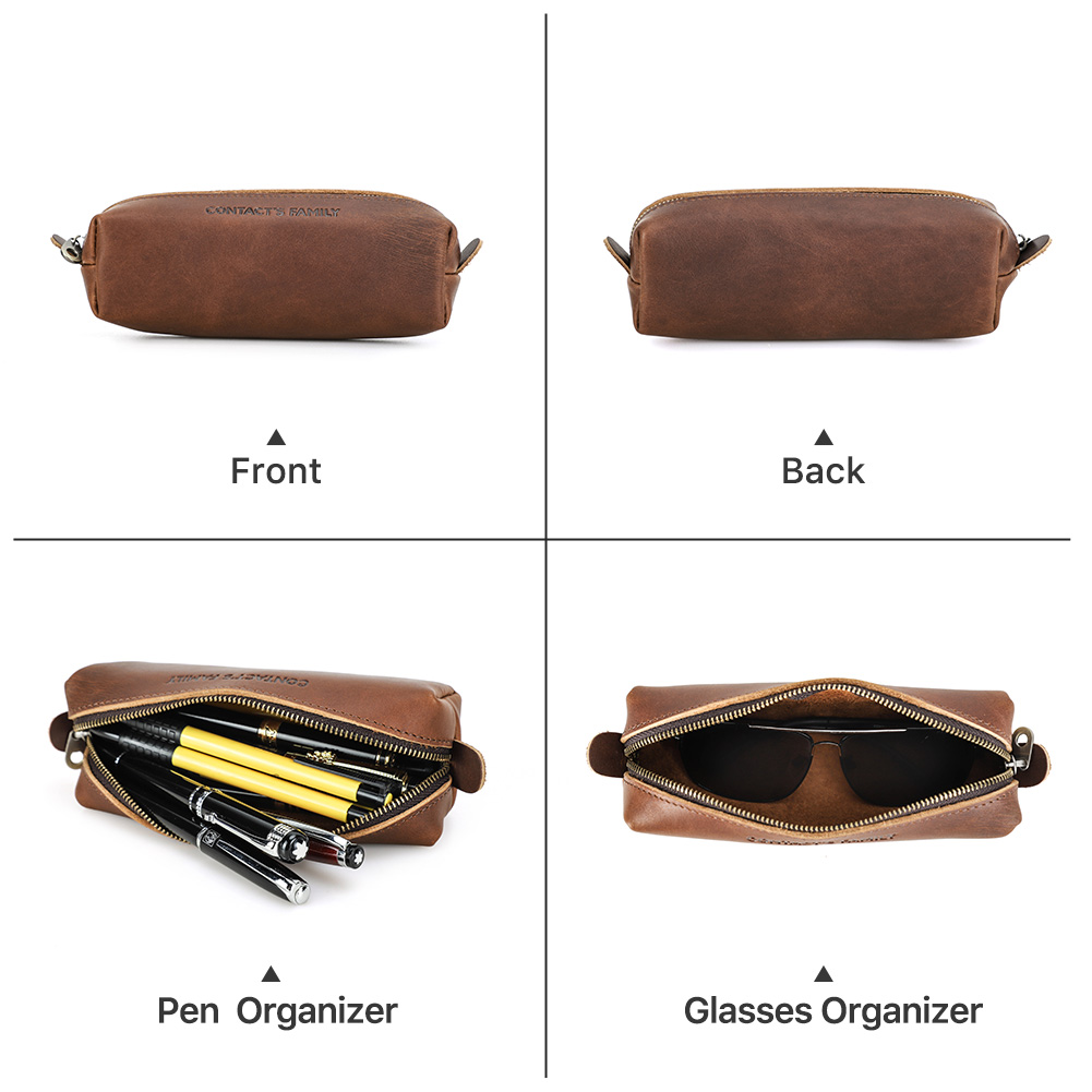 Retro Leather Pencil Case High - Stationery Supplies Business avaliação e preço