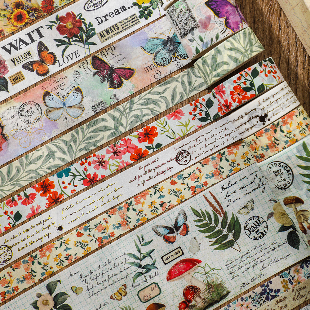 20 rolls Vintage Washi Tape Se - Washi Tape Set avaliação e preço