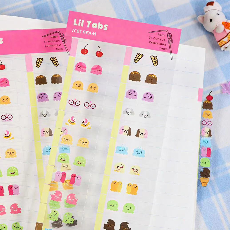 22/44pcs Cute ice cream Themed - Memo Pad Sticky avaliação e preço