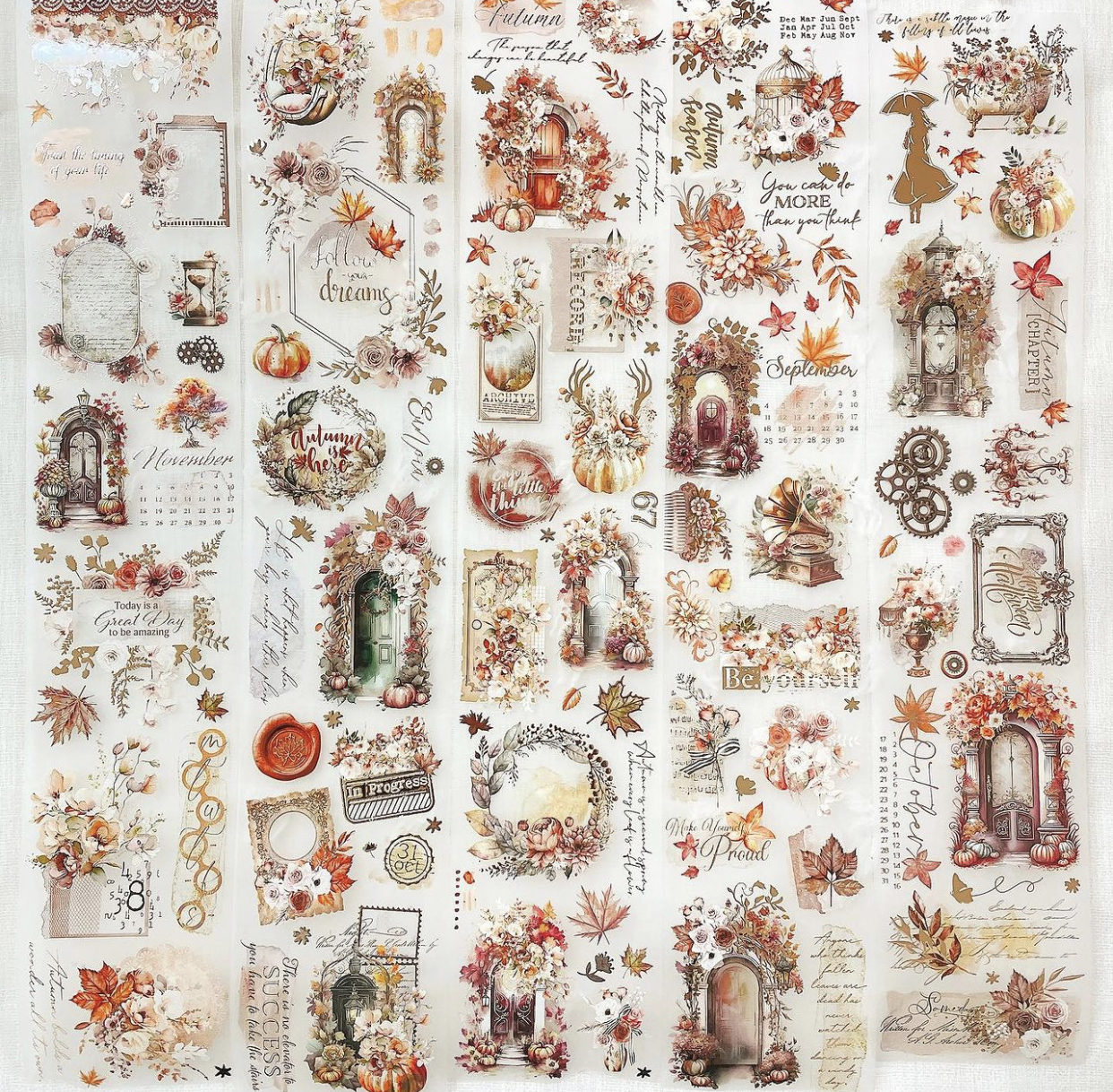 JP Vintage Falling For Fall Wa - Washi Tape Set avaliação e preço