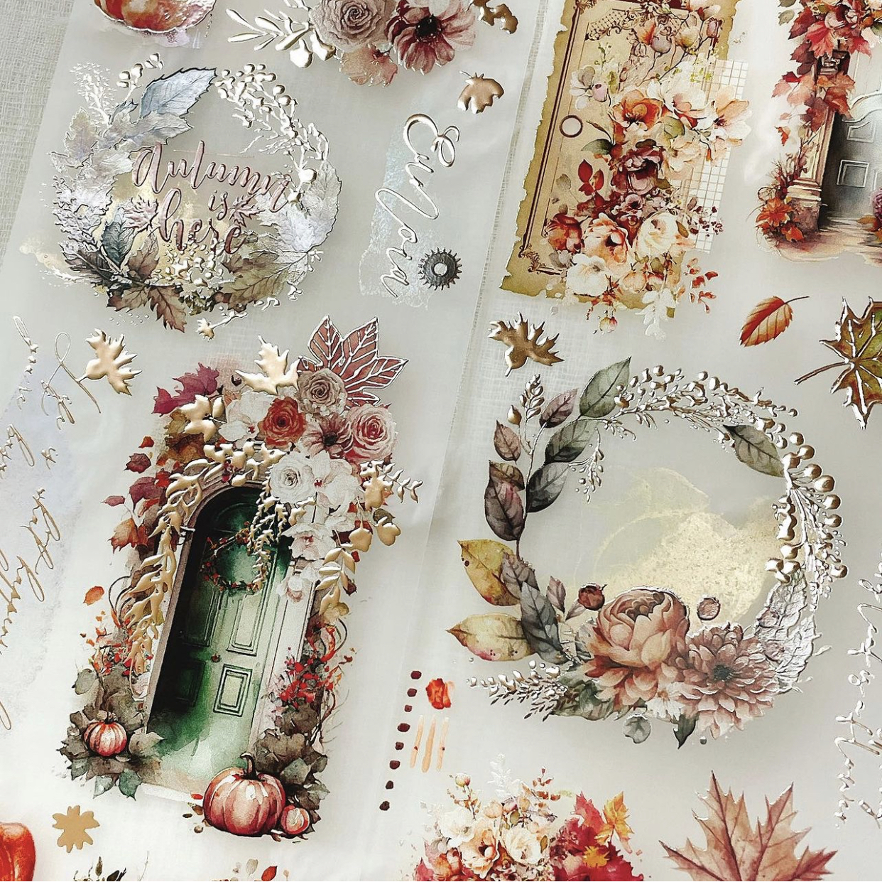 JP Vintage Falling For Fall Wa - Washi Tape Set avaliação e preço