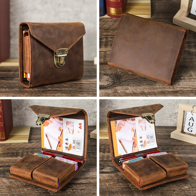 Luxury Retro Leather Notebook  - Stationery Supplies Business avaliação e preço
