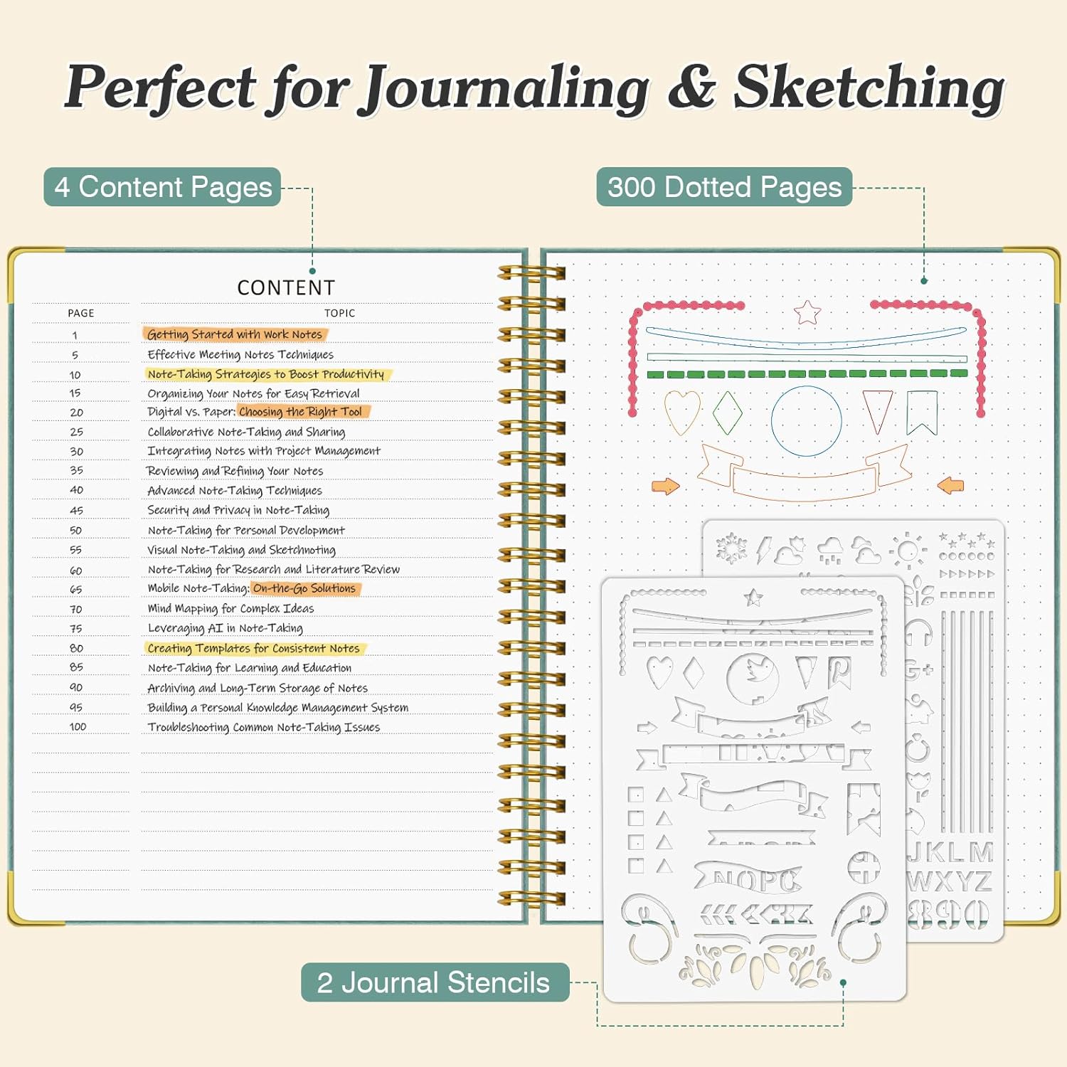 A5 Dotted Journal Spiral Noteb - Notebook Dotted A5 avaliação e preço
