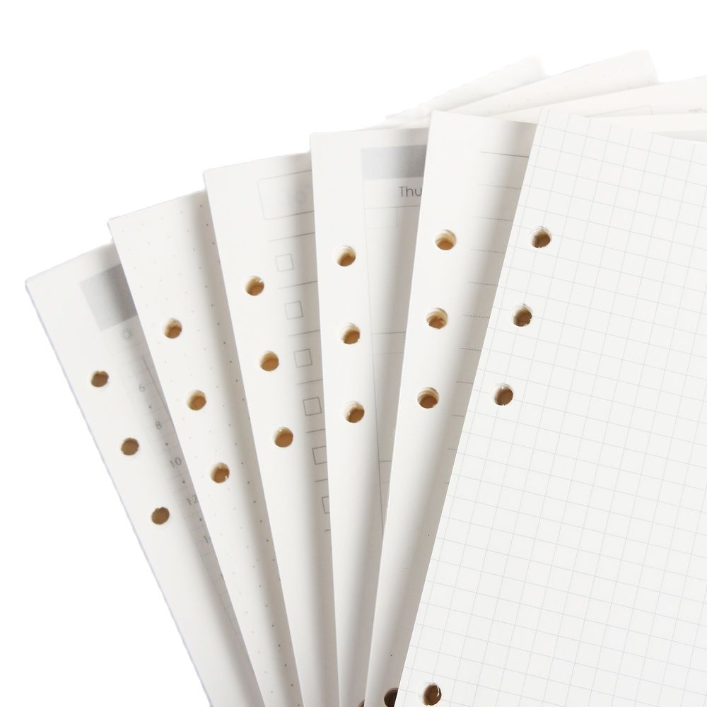 Diary 2025 Classic 6 Holes Bin - Notebook Dotted A5 avaliação e preço