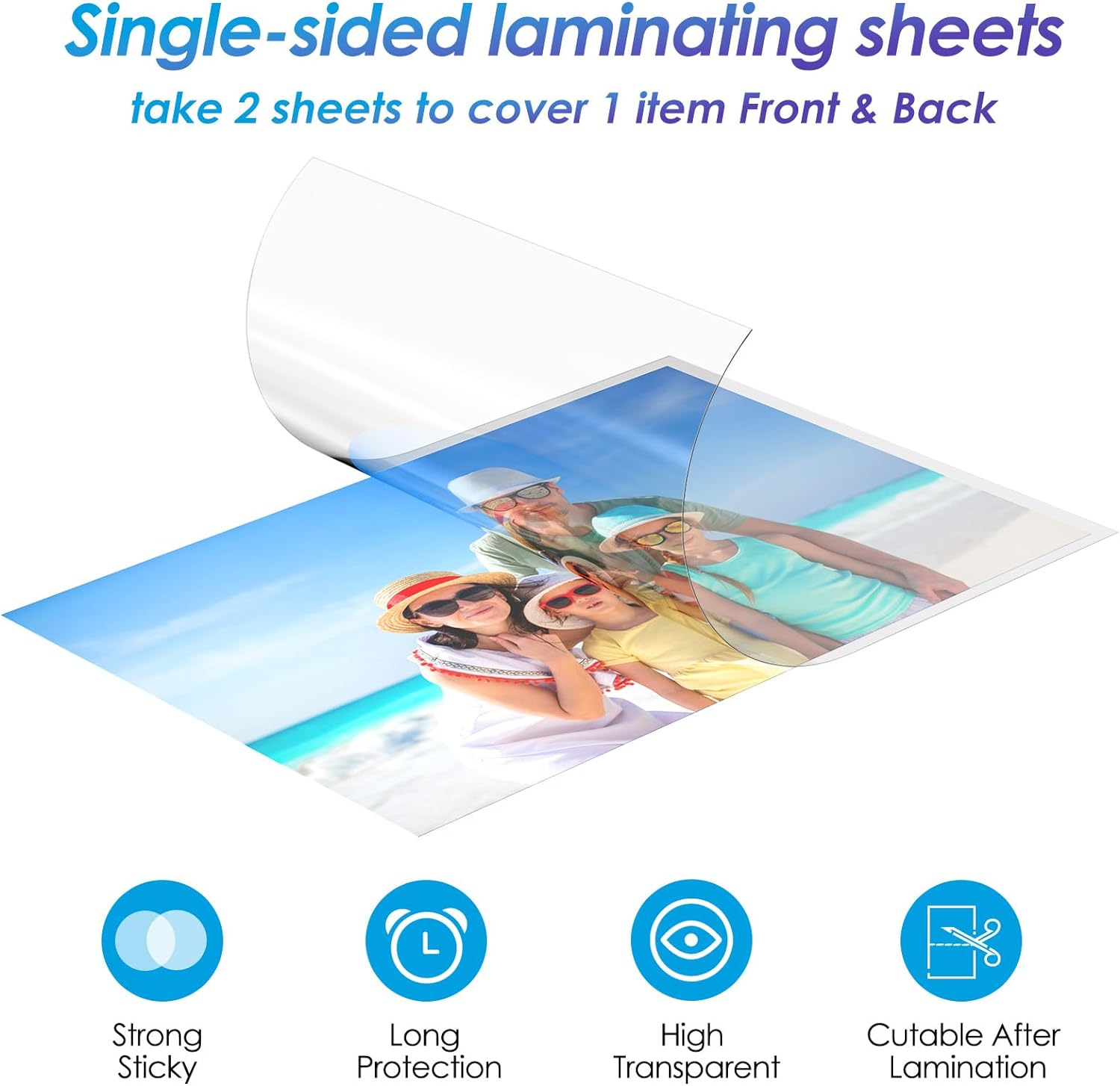 ESHANG 20Sheets Clear Cold Lam - Document Laminator Pouch avaliação e preço