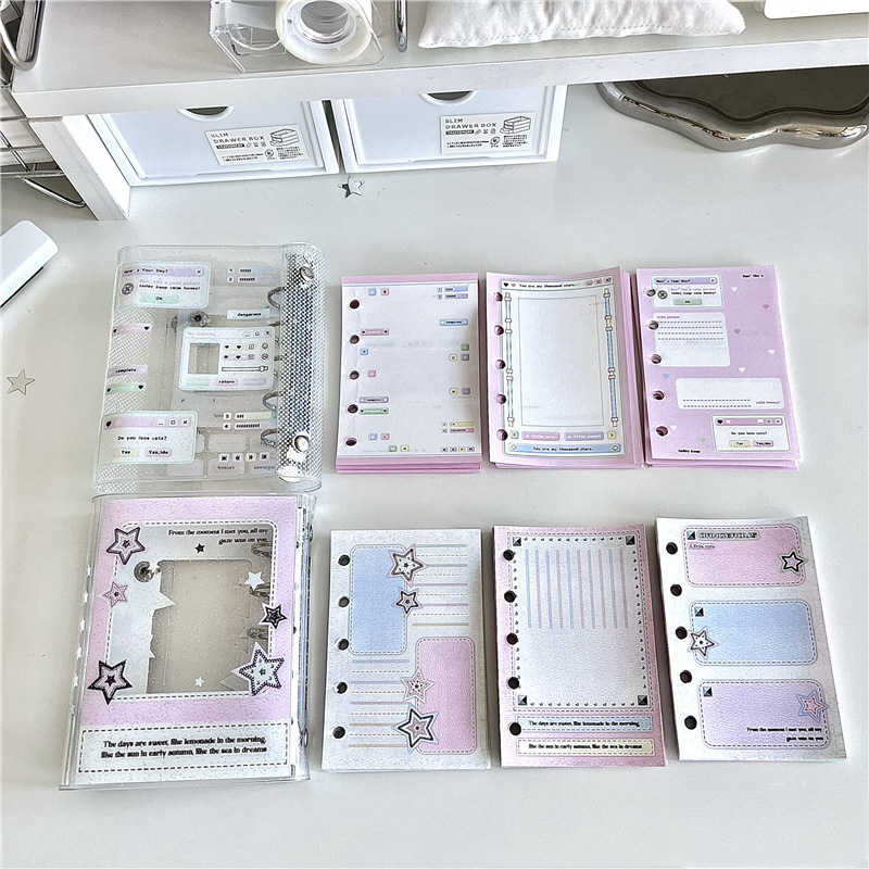 M5 Cute Star with 60 Sheets Bi - Notebook Dotted A5 avaliação e preço