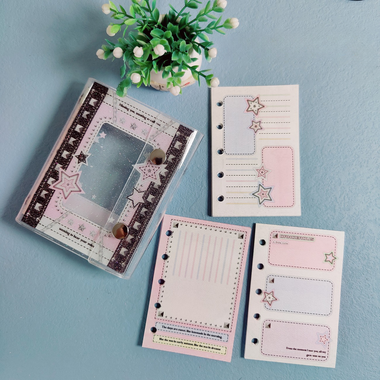 M5 Cute Star with 60 Sheets Bi - Notebook Dotted A5 avaliação e preço