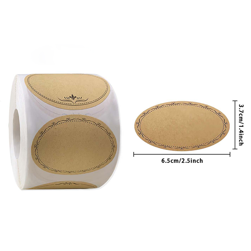 250 Stickers/Roll 2.5*1.4in Kr - Sticker Label Roll avaliação e preço