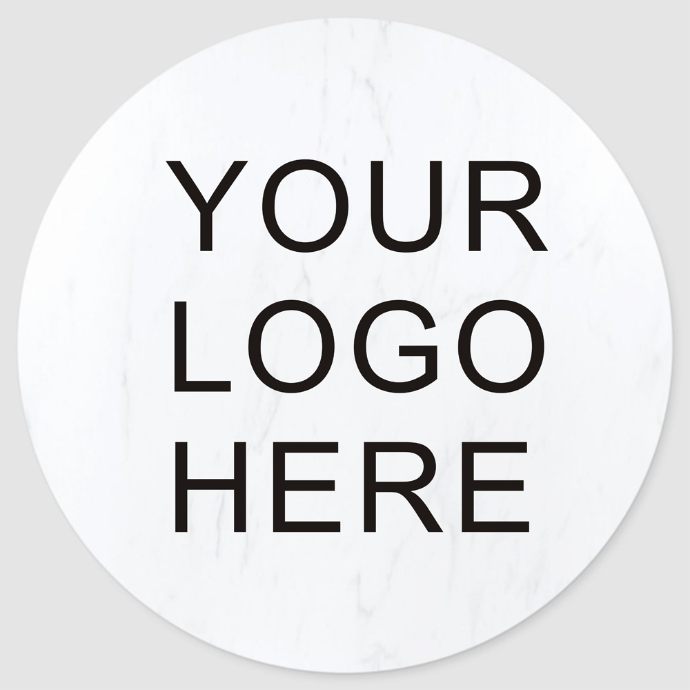 100PCS 2-15cm Customized LOGO  - Sticker Label Roll avaliação e preço