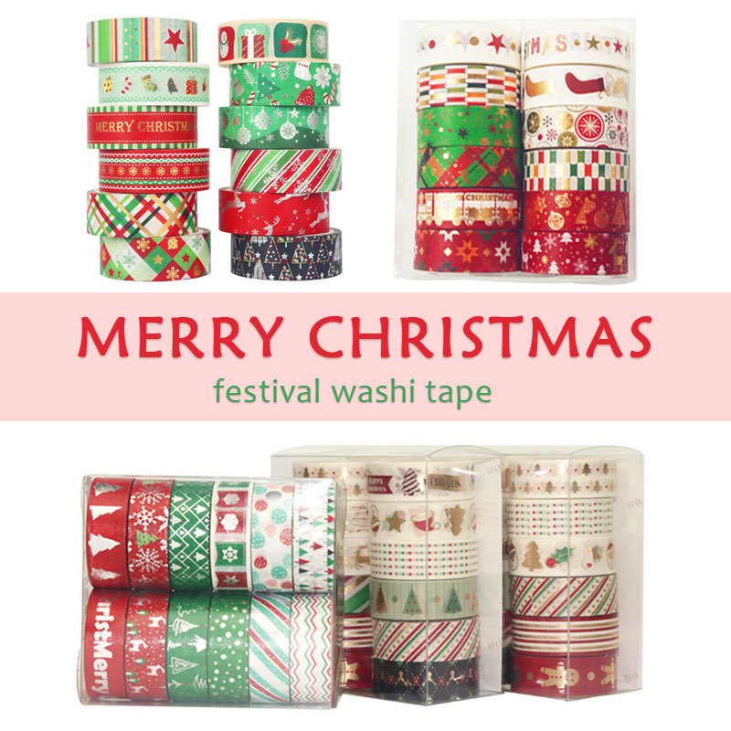 60 Meter Christmas Washi Tapes - Washi Tape Set avaliação e preço