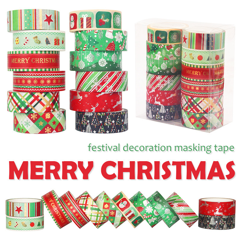 60 Meter Christmas Washi Tapes - Washi Tape Set avaliação e preço