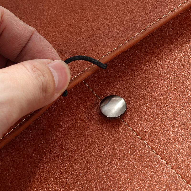 A4 Business Leather File Bag M - Portfolio Folder Zip avaliação e preço