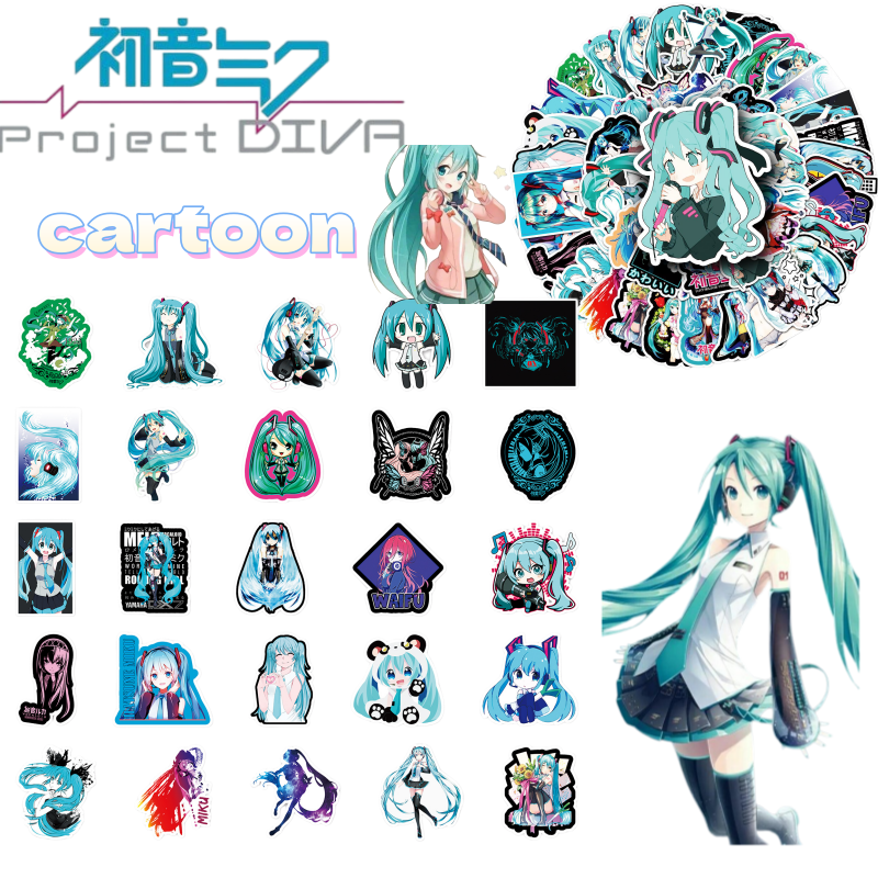 Hatsune Miku Graffiti Stickers - Memo Pad Sticky avaliação e preço
