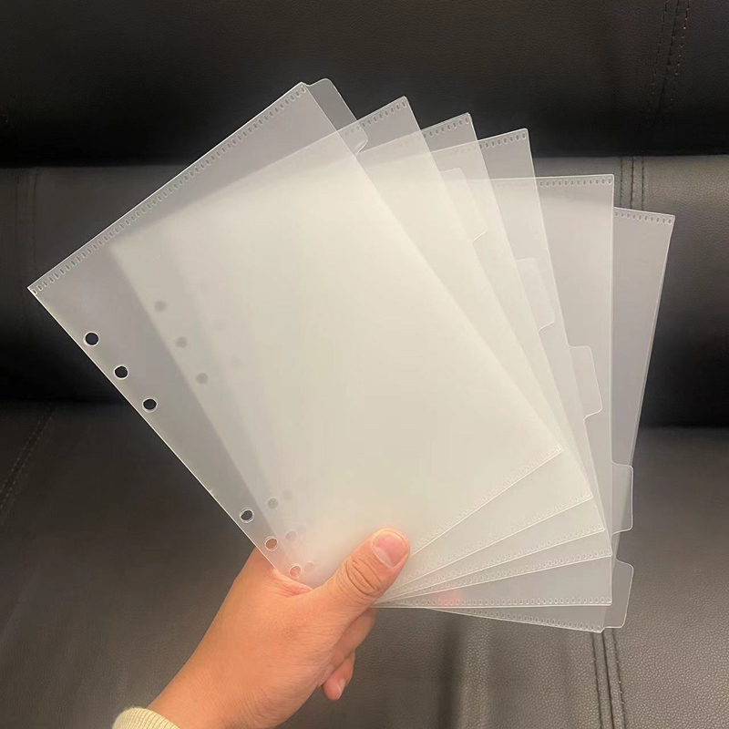 A5 6Pcs Binder Pockets Binder  - Portfolio Folder Zip avaliação e preço