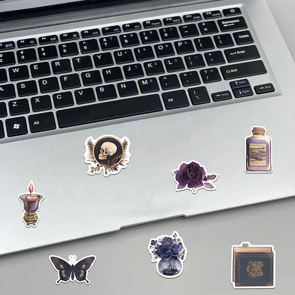 50PCS Dark Academia Stickers A - Memo Pad Sticky avaliação e preço