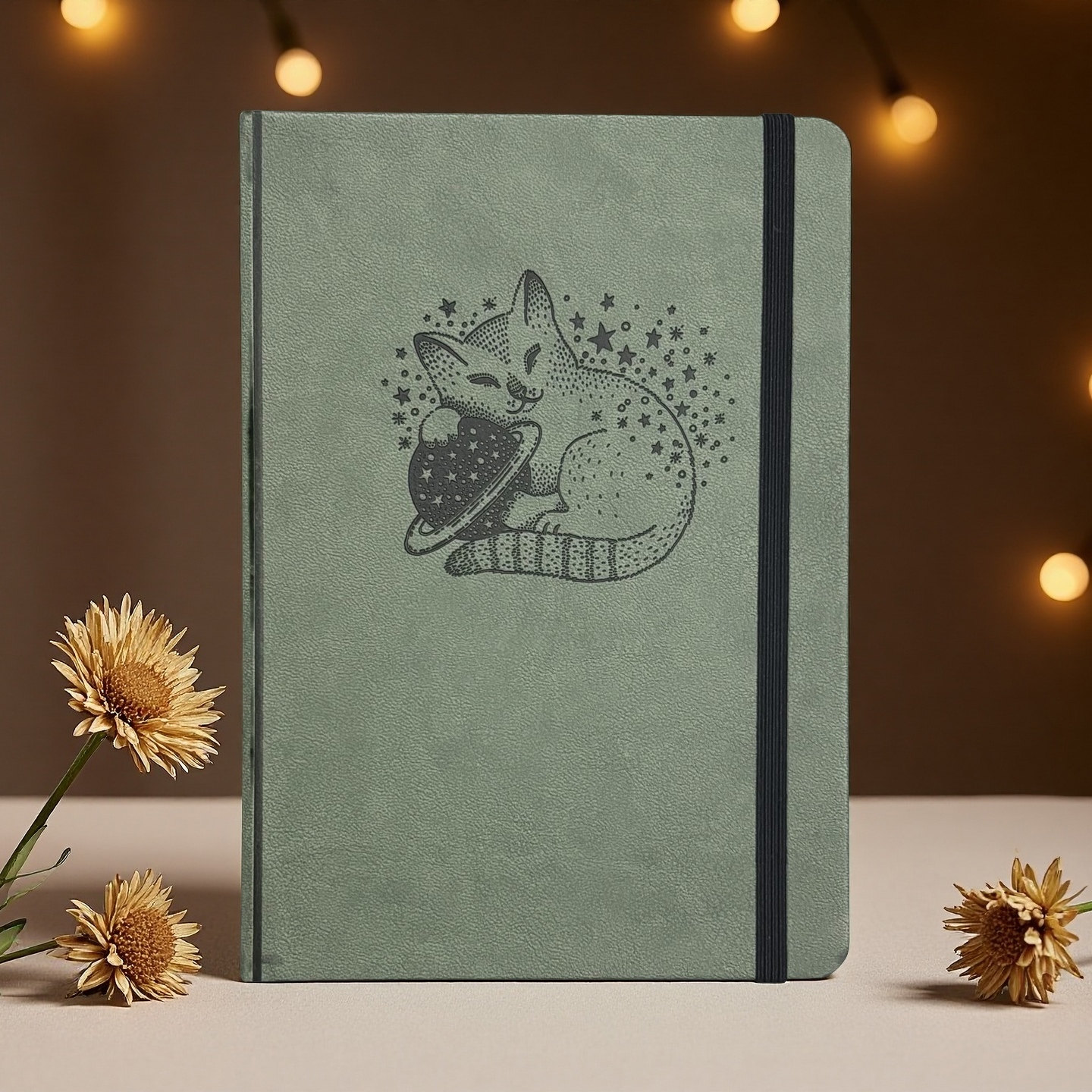 Cute Cat Planet A5 Dotted Note - Notebook Dotted A5 avaliação e preço