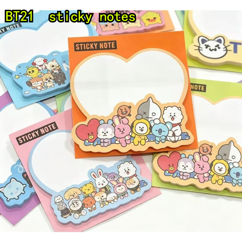 BT21 Creative Cute Sticky Note - Memo Pad Sticky avaliação e preço