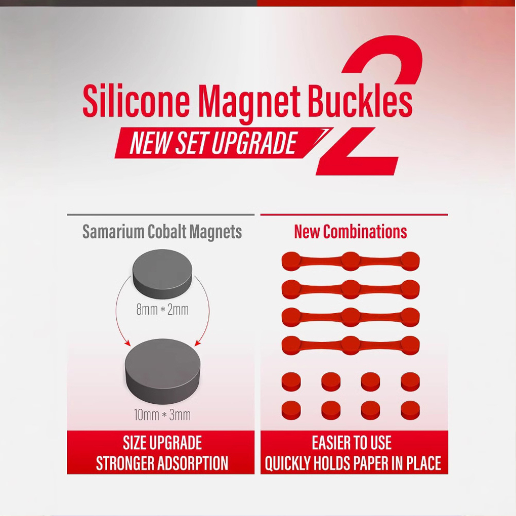 1-4pcs Air Fryer Magnet Silico - Paperclip Magnetic Set avaliação e preço