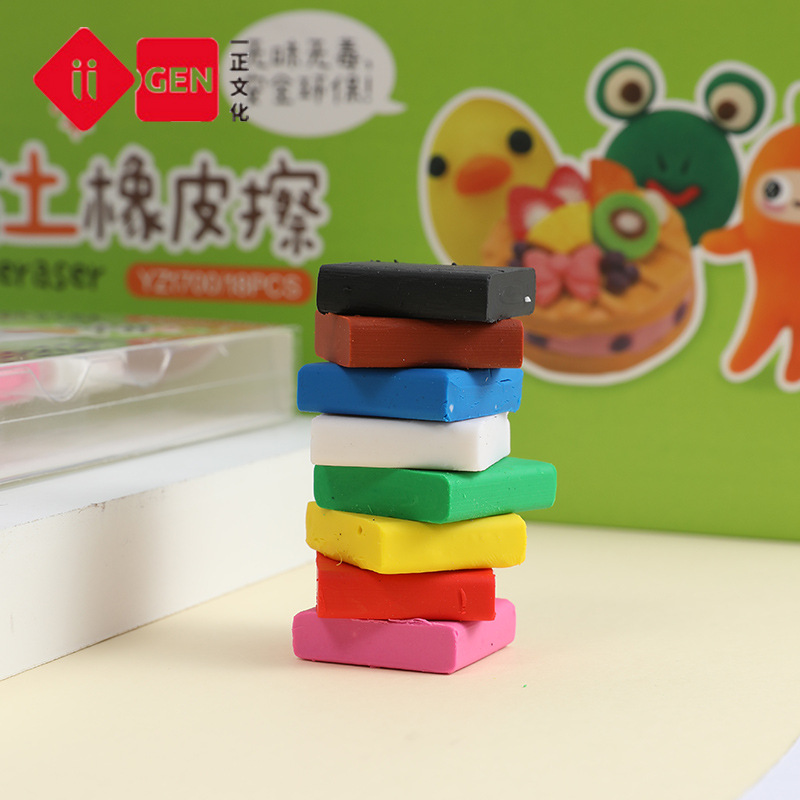 8 PCS/Lot High Quality Candy C - Rubber Eraser Kneaded avaliação e preço