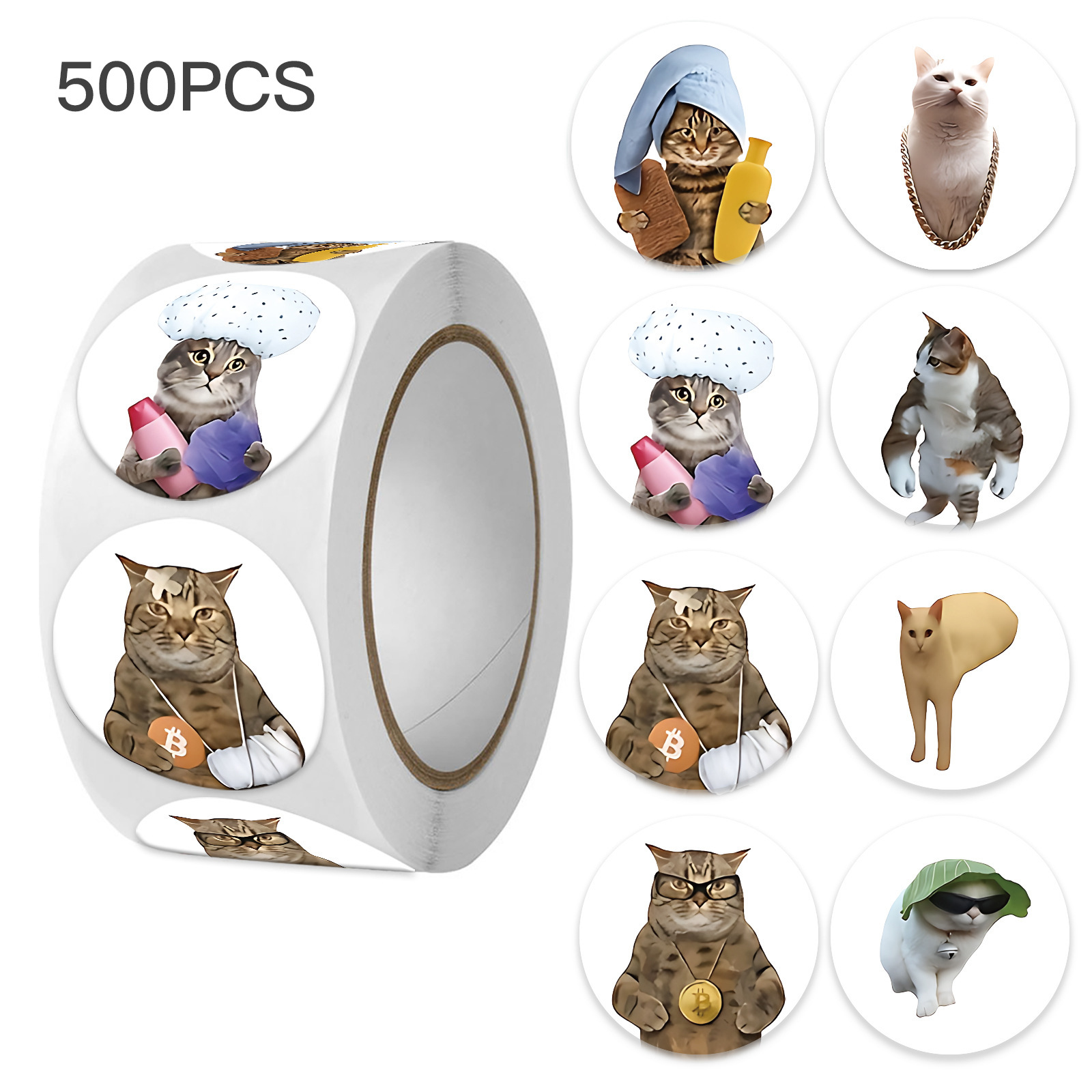 100-500pcs Funny Cat Graffiti  - Memo Pad Sticky avaliação e preço