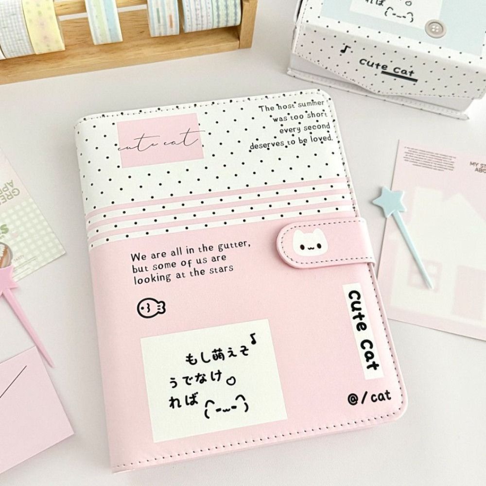 Korean A5 Loose-leaf Notebook  - Notebook Dotted A5 avaliação e preço