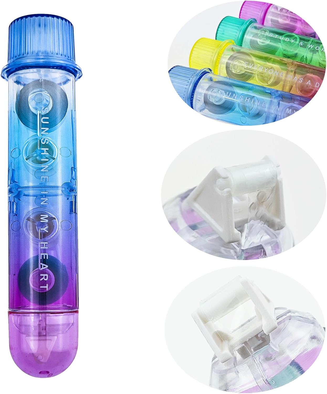 4 PACK 2 In1 White Out Correct - Correction Tape Roller avaliação e preço