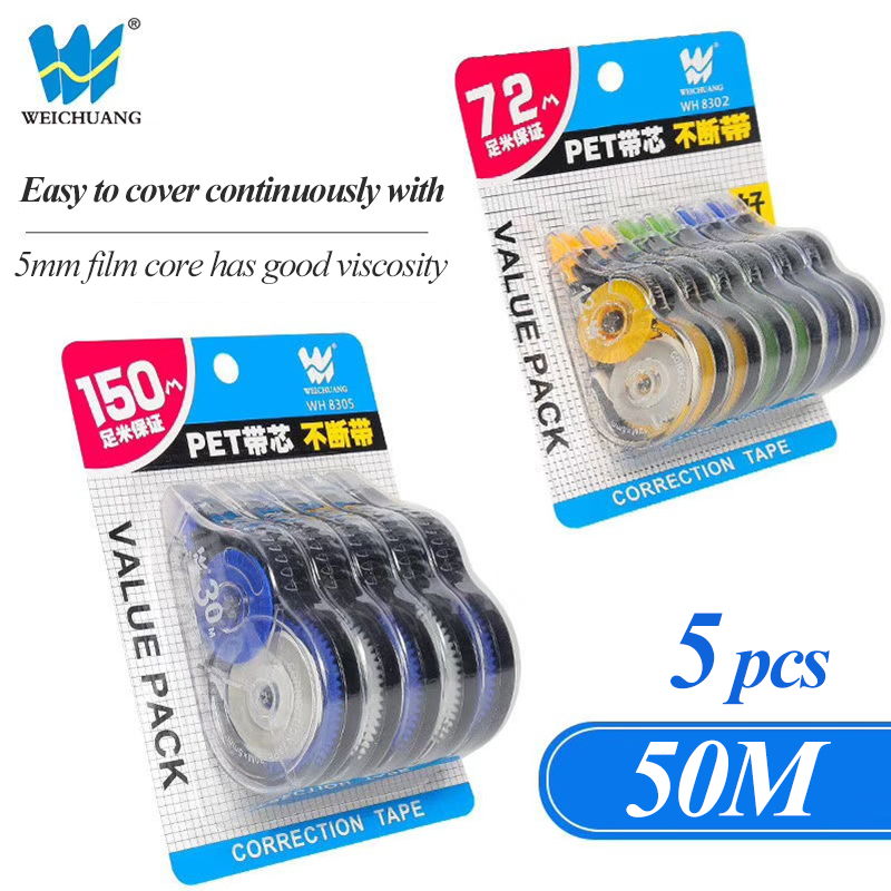 6pcs/Set School Correction Tap - Correction Tape Roller avaliação e preço