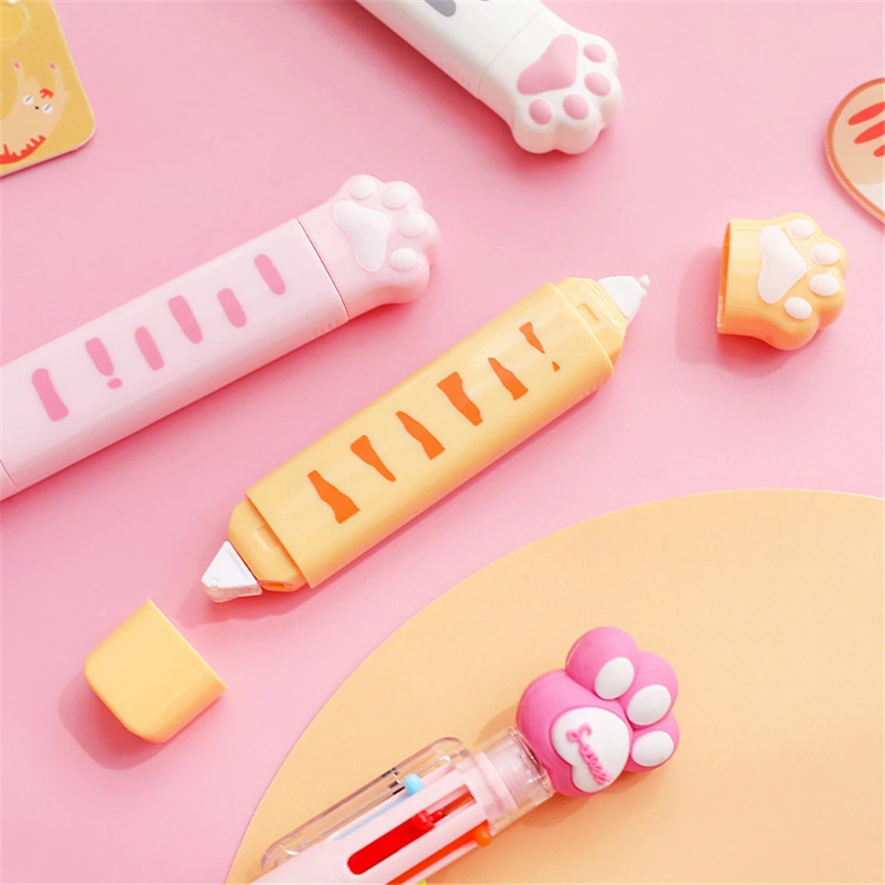 Cute Cat Paw Roller Glue Corre - Correction Tape Roller avaliação e preço