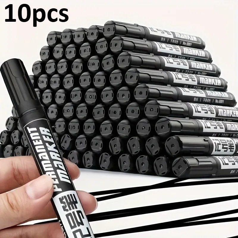 10pcs Permanent Marker Set, Bl - Fountain Pen Ink avaliação e preço