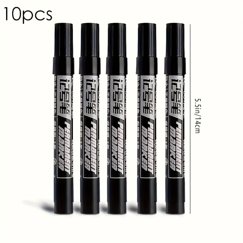 10pcs Permanent Marker Set, Bl - Fountain Pen Ink avaliação e preço