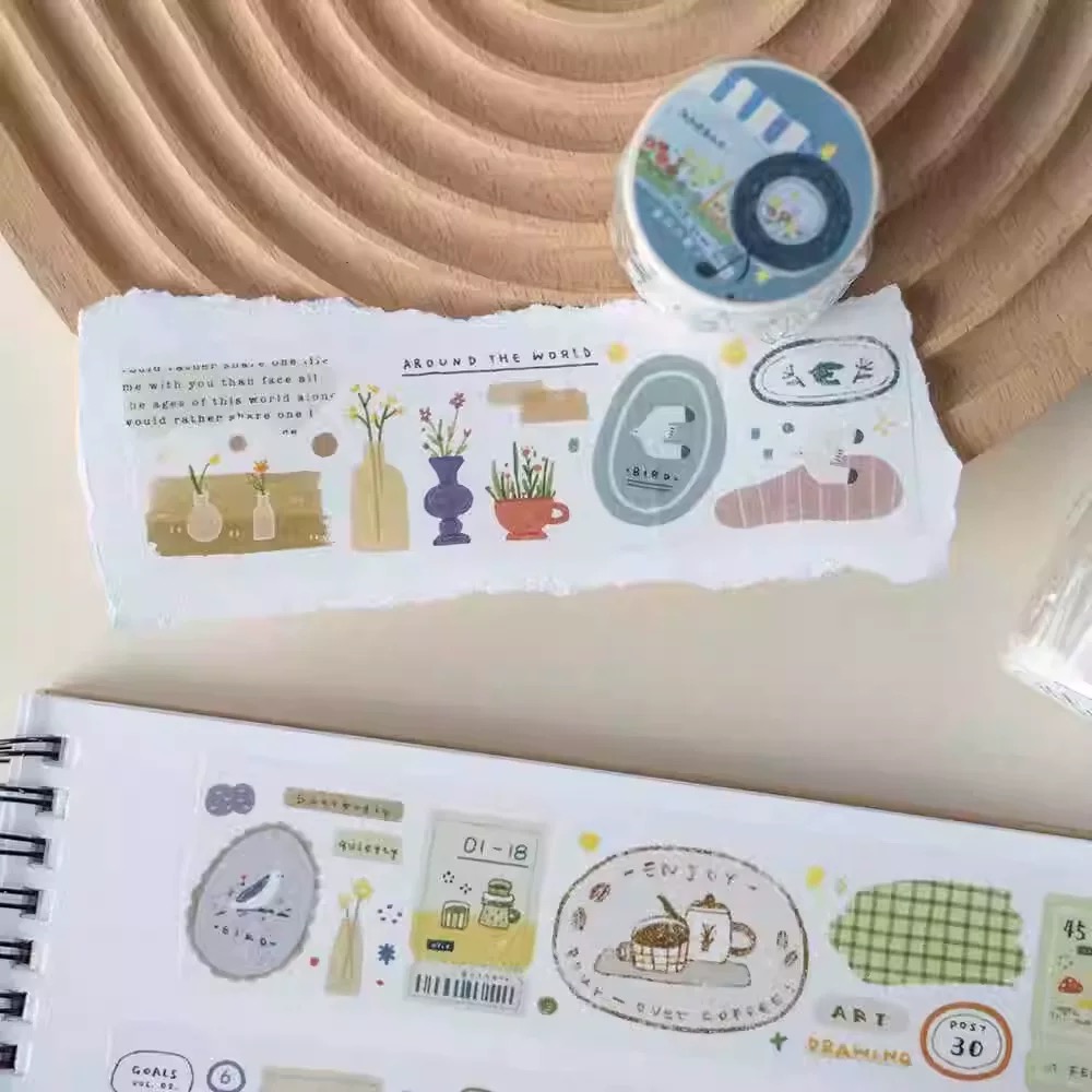 Orange Studio Vintage Retro No - Washi Tape Set avaliação e preço