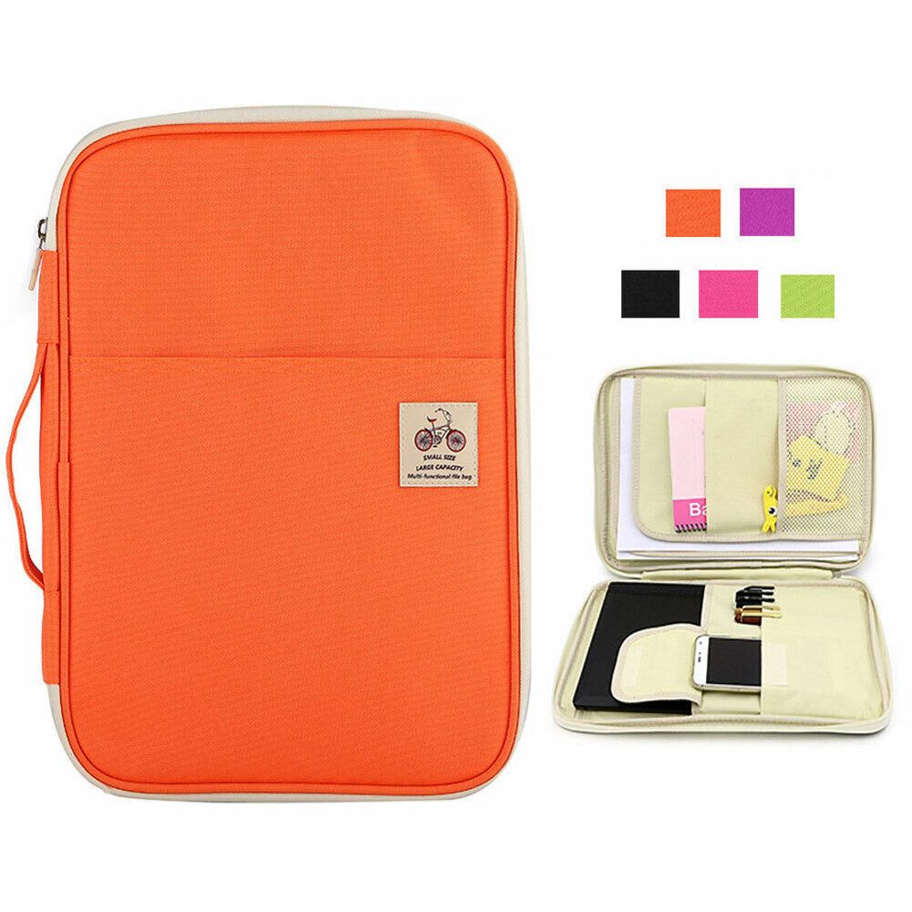 Travel A4 Portfolio Zipped Con - Portfolio Folder Zip avaliação e preço