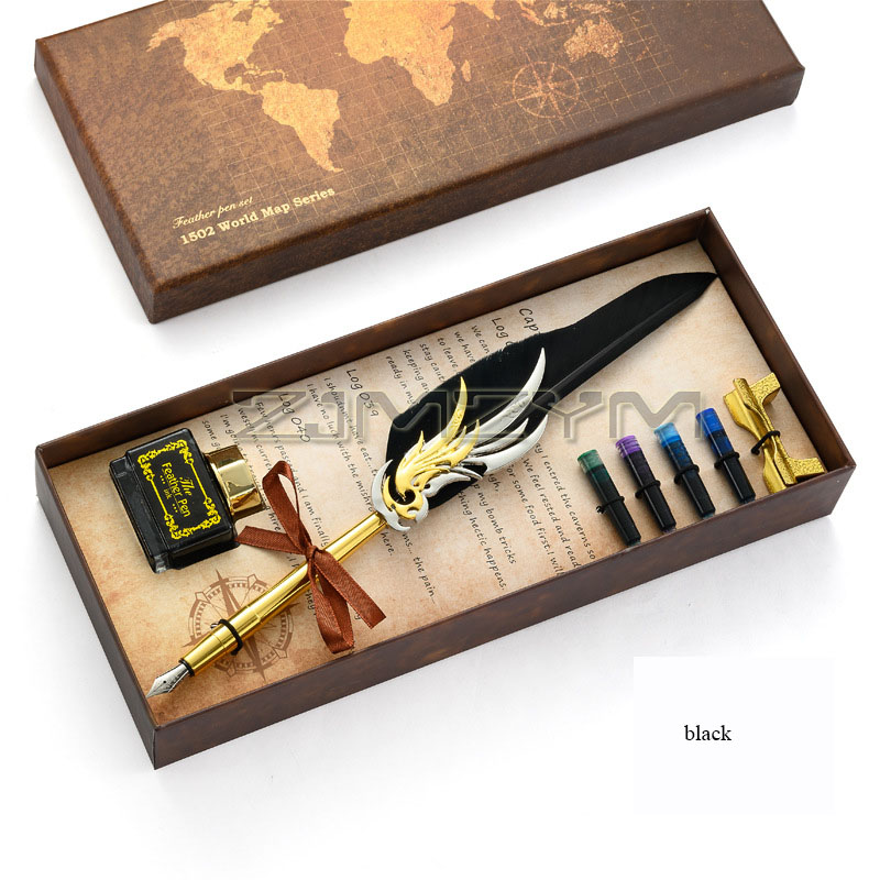 New Feather Pen Luxury Fountai - Fountain Pen Ink avaliação e preço