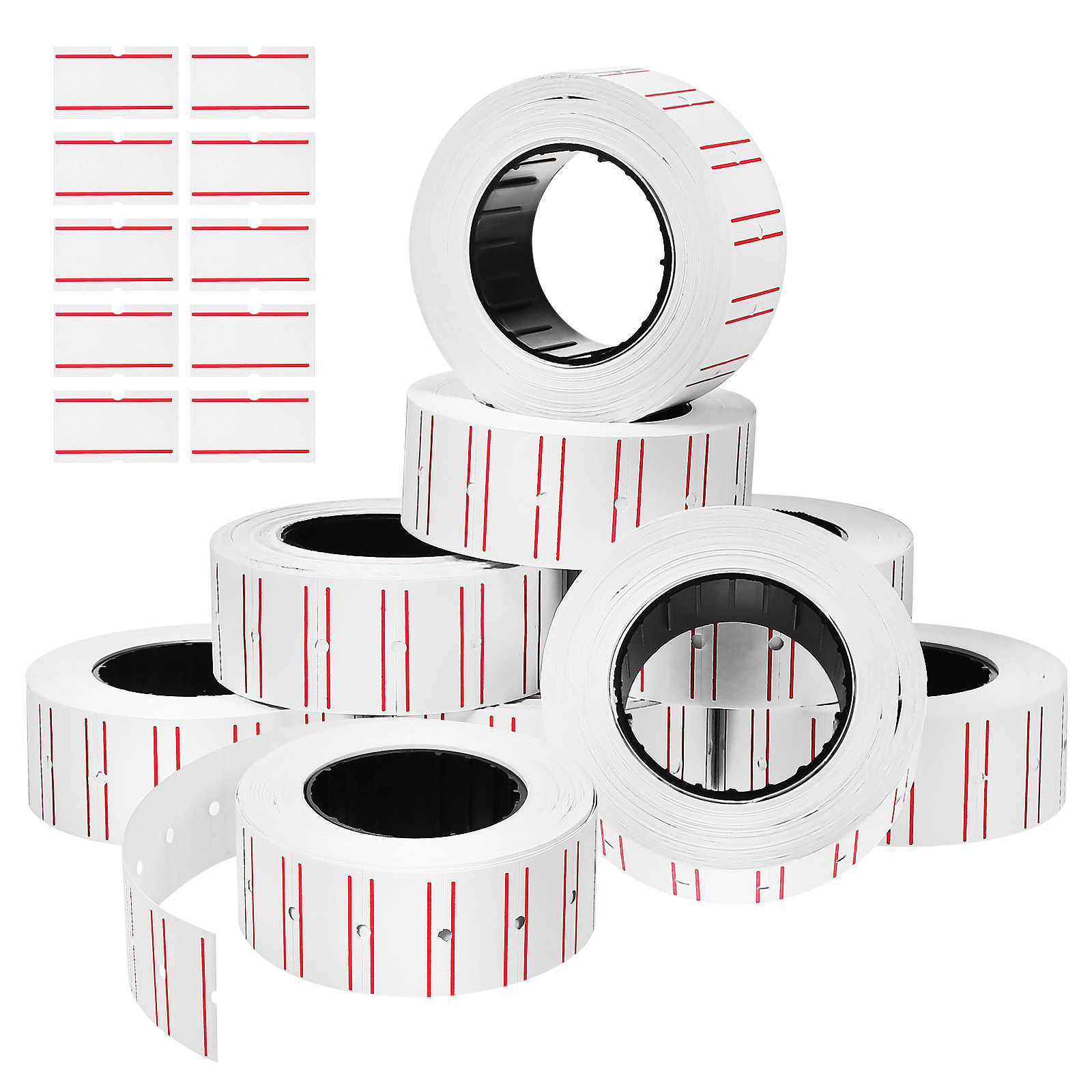 10 Rolls Price Tags Stickers W - Sticker Label Roll avaliação e preço