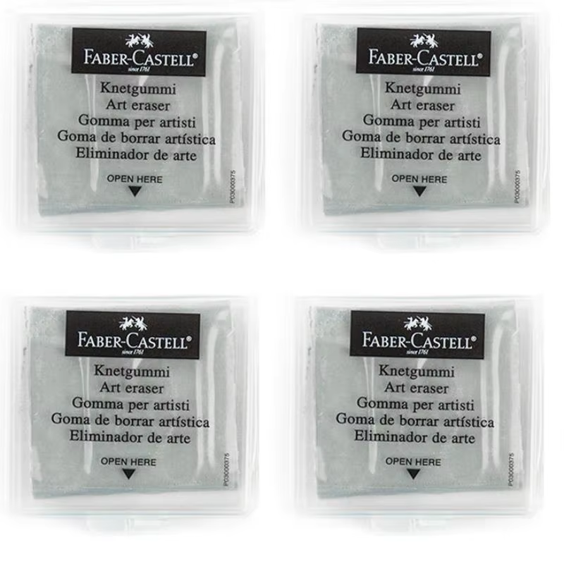4PC Faber-Castell kneaded Eras - Rubber Eraser Kneaded avaliação e preço